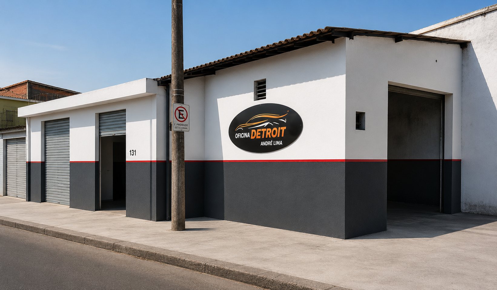 Fachada da Oficina Detroit em São Bernardo do Campo